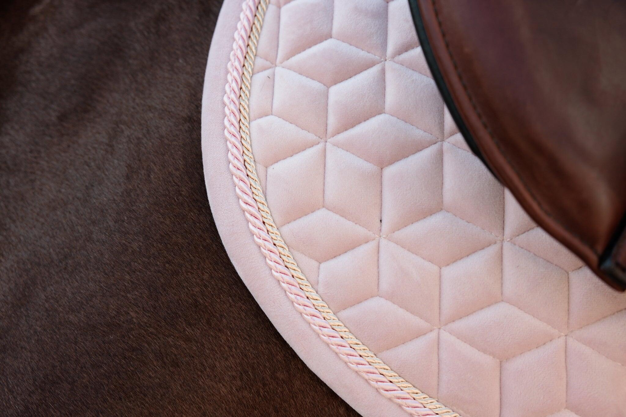 Tapis de selle Velvet Rose pale MIXTE - Kentucky 5/5