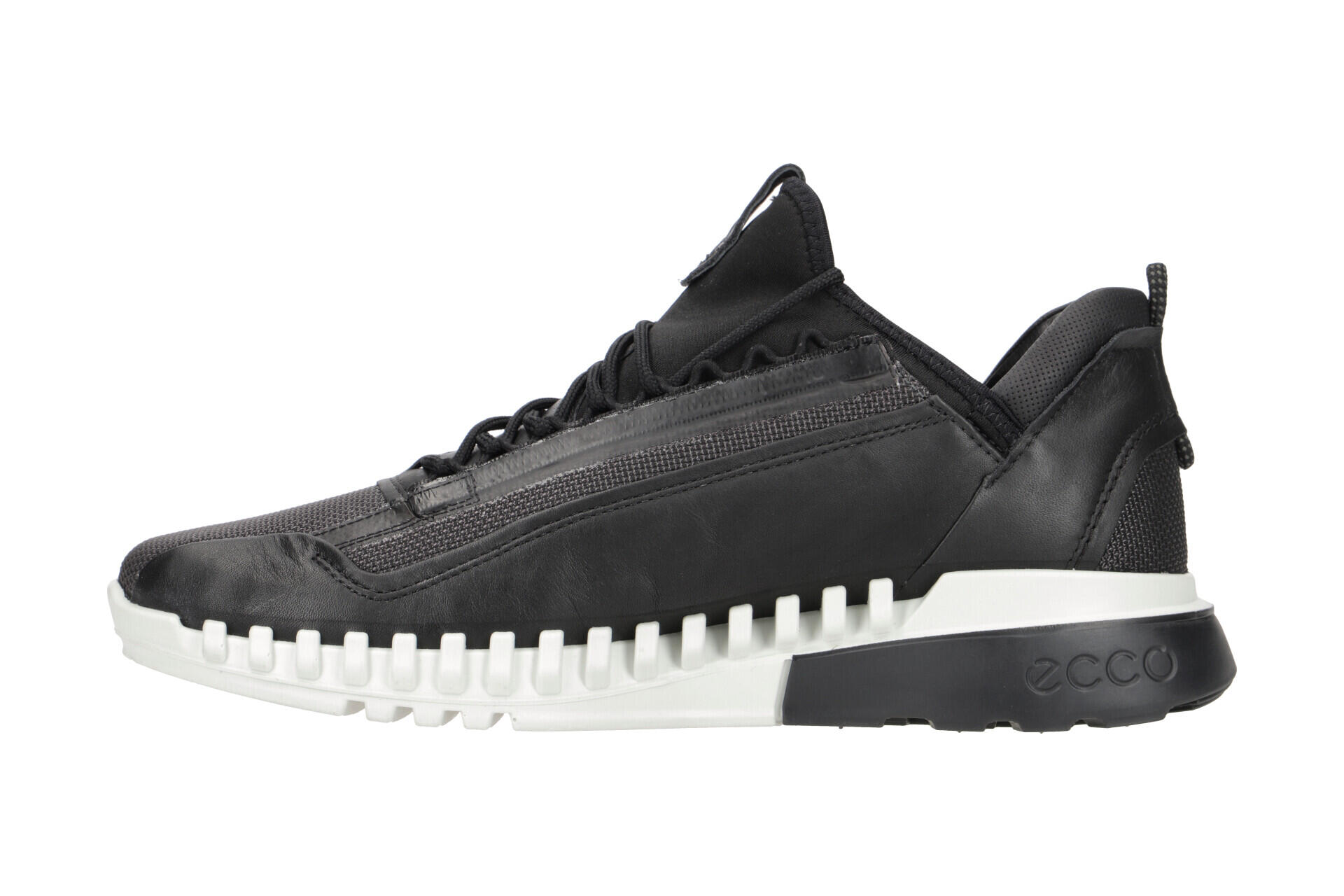 Ecco Zipflex Schuhe schwarz Herren Sneakers 803734 5/7