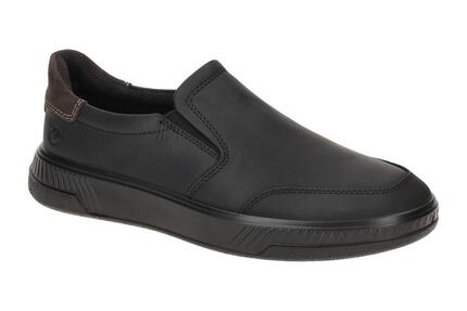 Ecco Move Slipper schwarz Herren Schuhe Fettleder 551614