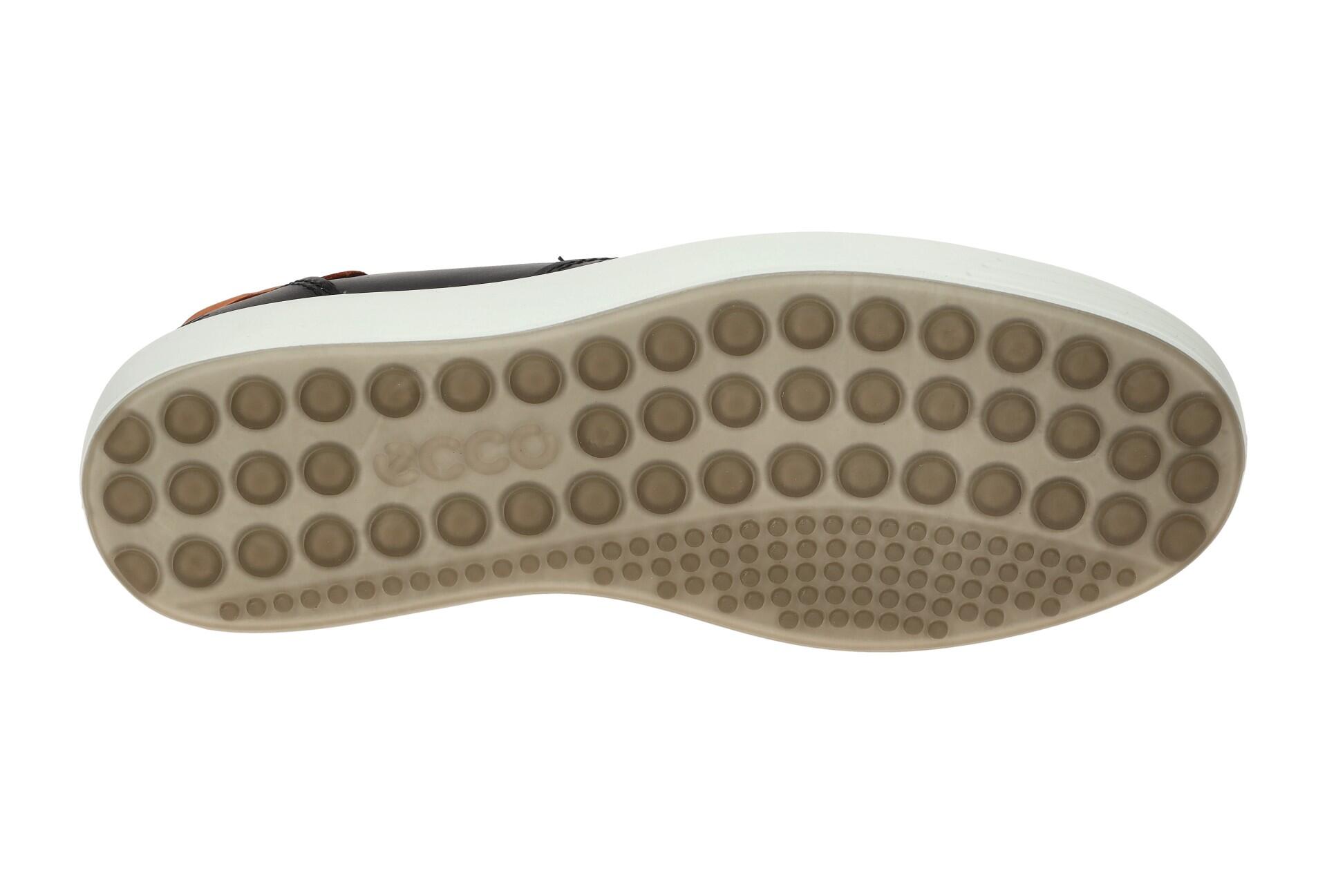 Ecco Soft 7 Slipper Schuhe schwarz braun Herren 470834 7/7