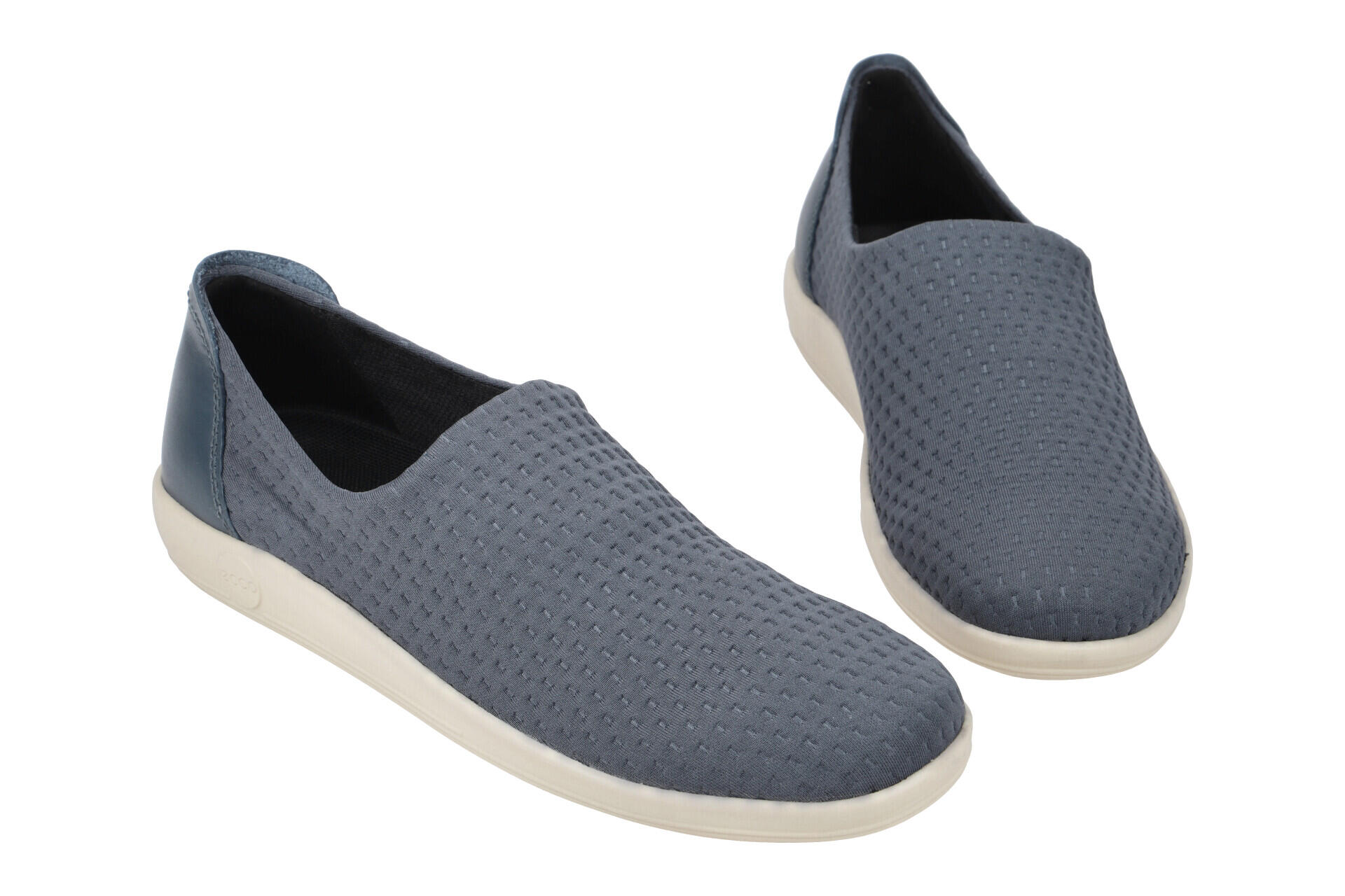 Ecco Soft 2 Slipper Schuhe blau Damen 206573 2/7