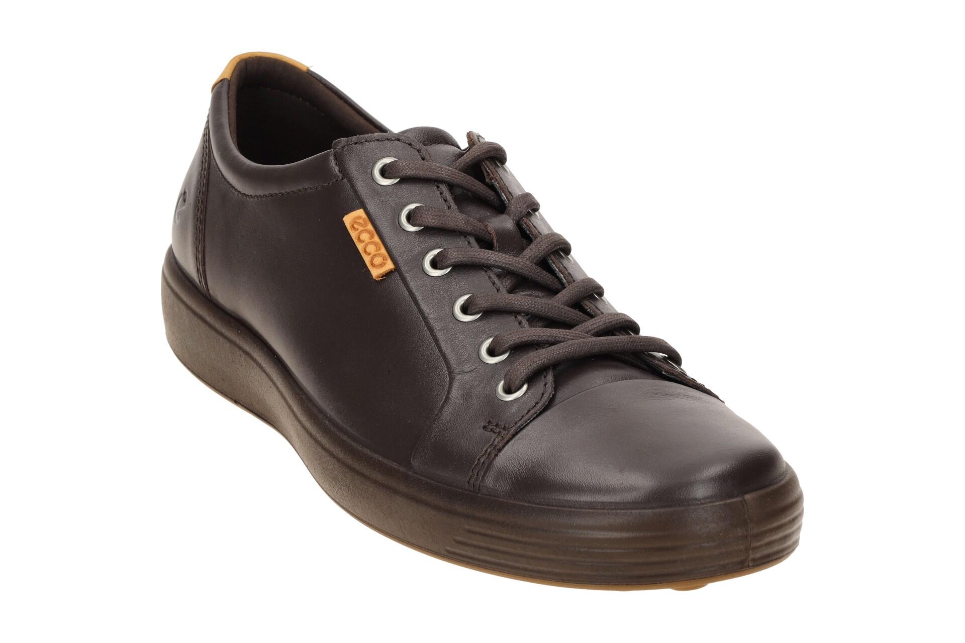 Ecco Soft 7 Schuhe dunkelbraun mocha Herren Sneaker 3/7