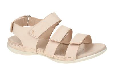 ecco Flash Damen Klett Sandale rosa Nubuck