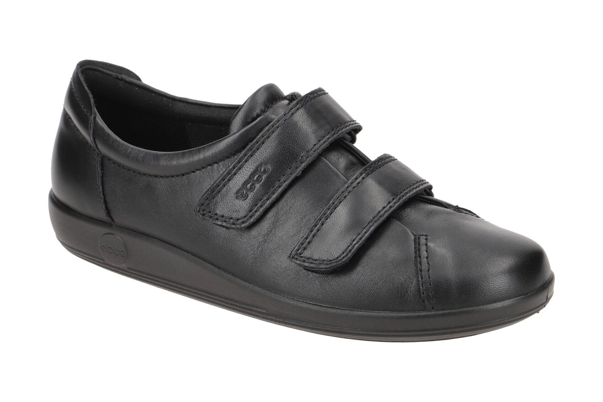 Ecco Soft 2 Schuhe schwarz Klett 206513 1/7