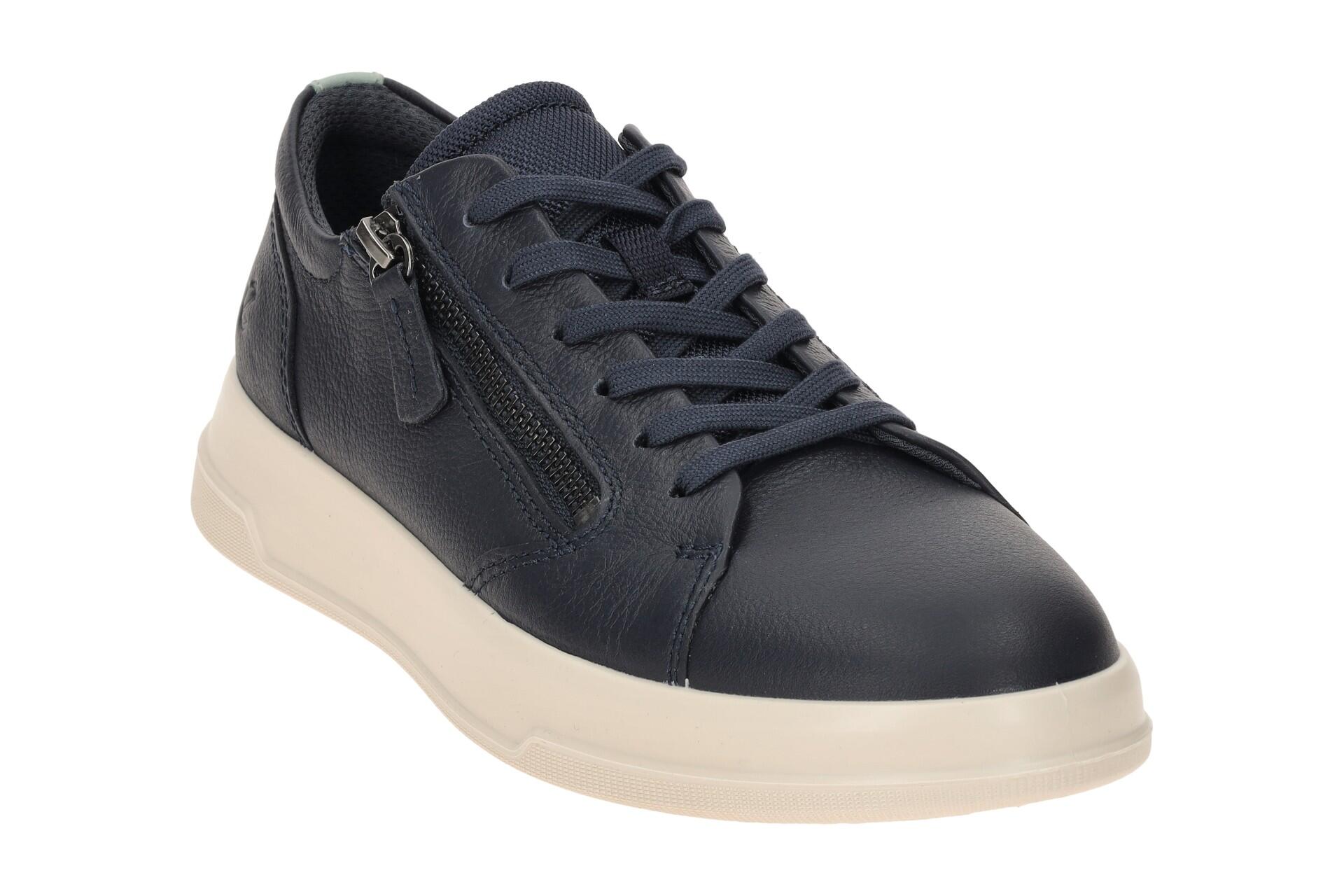 Ecco MOVE Damenschuhe - bequeme Schnür- Halbschuhe blau Freizeit NEU 3/7