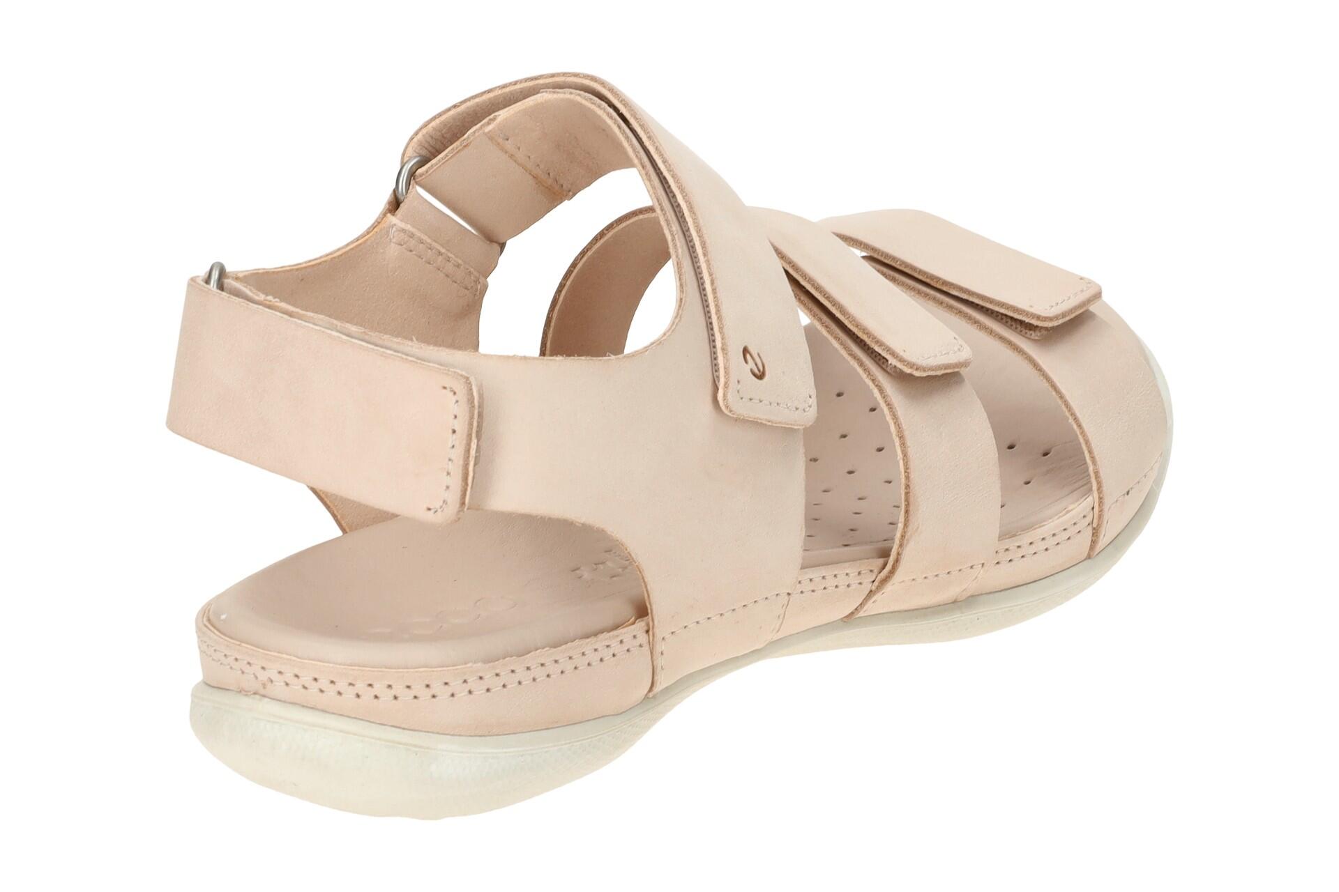 ecco Flash Damen Klett Sandale rosa Nubuck 4/7