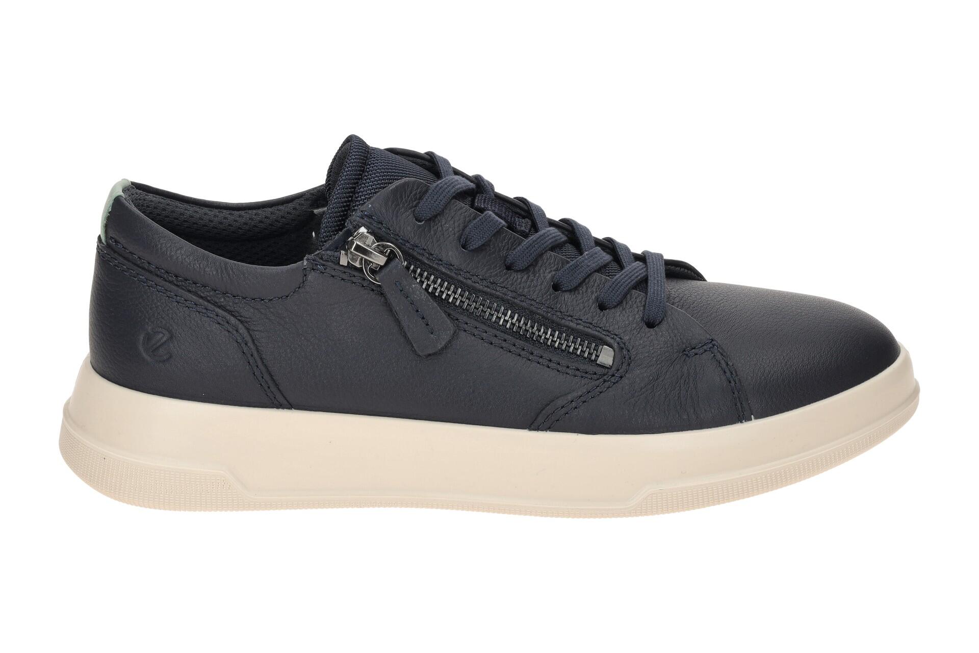 Ecco MOVE Damenschuhe - bequeme Schnür- Halbschuhe blau Freizeit NEU 2/7