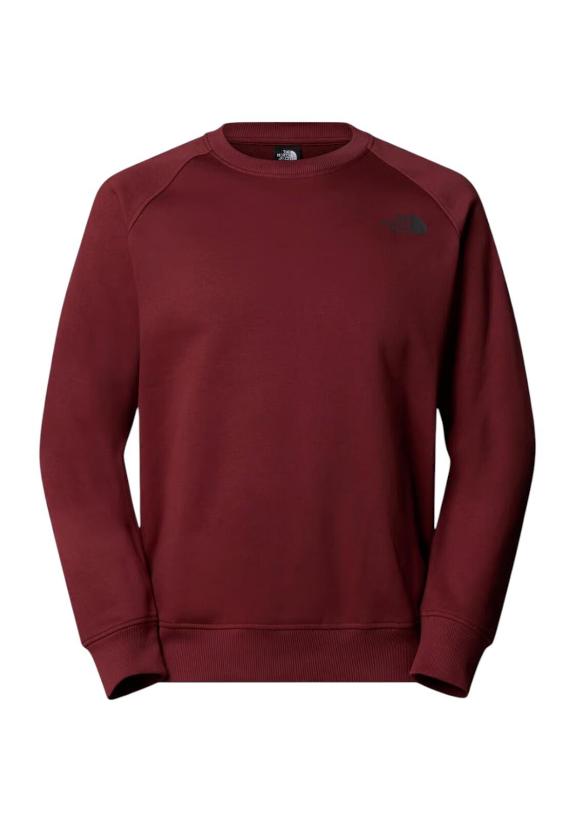 The North Face Raglan Box NSE Crew pulover roșu
