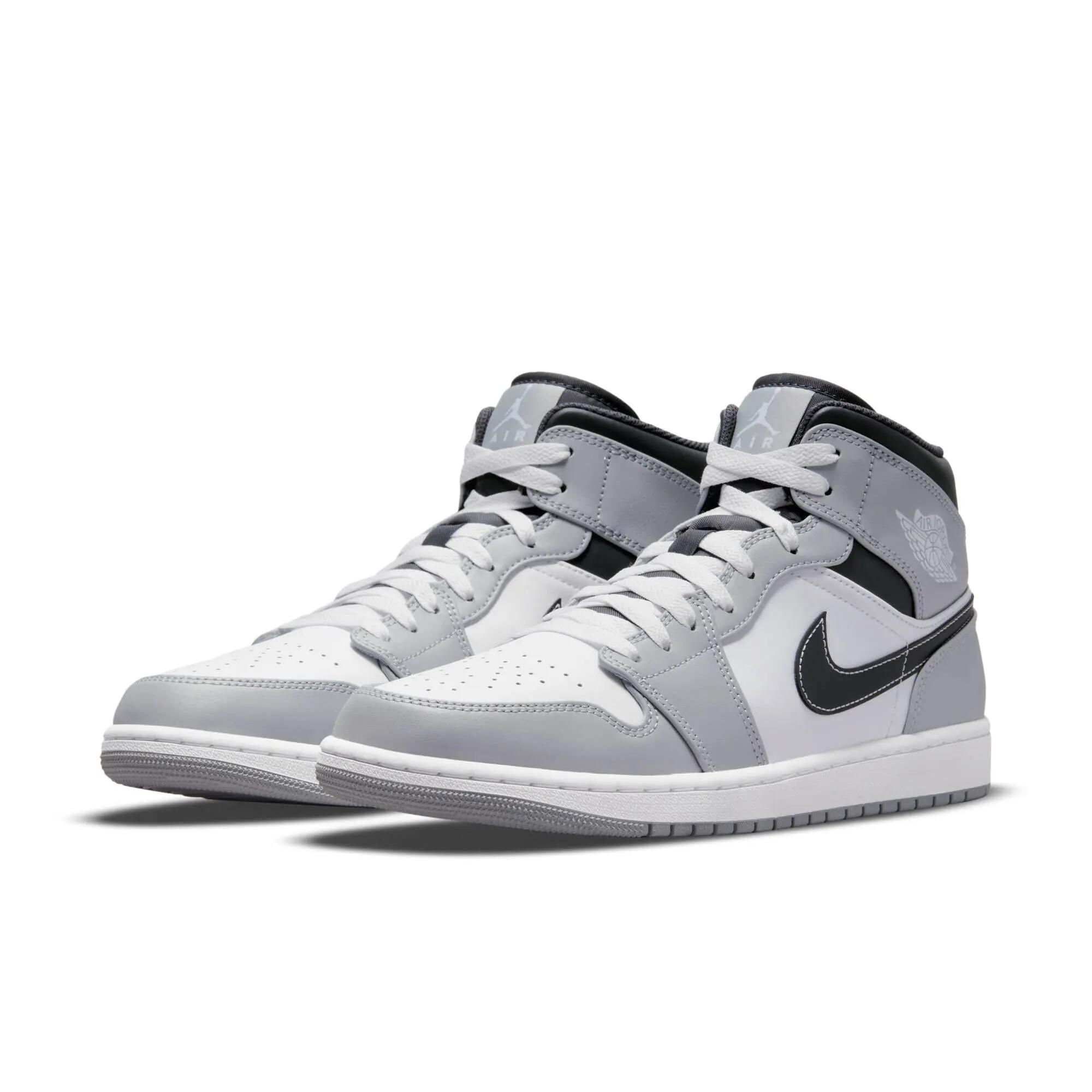 Air Jordan 1 Mid Light Smoke Grey Anthracite 2/7