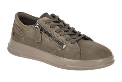 Ecco Move Schuhe taupe grau Damen Sneakers Zip 223813