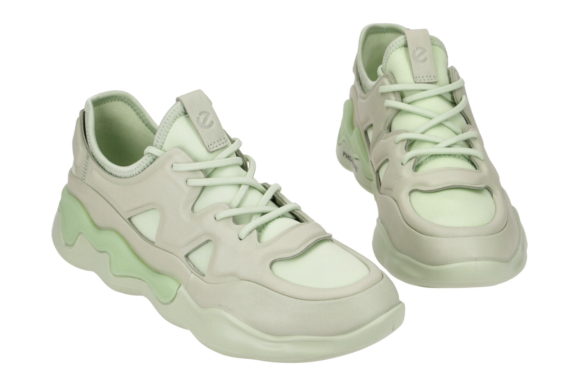 Ecco Elo Schuhe Damen Sneaker grün 810833 2/7