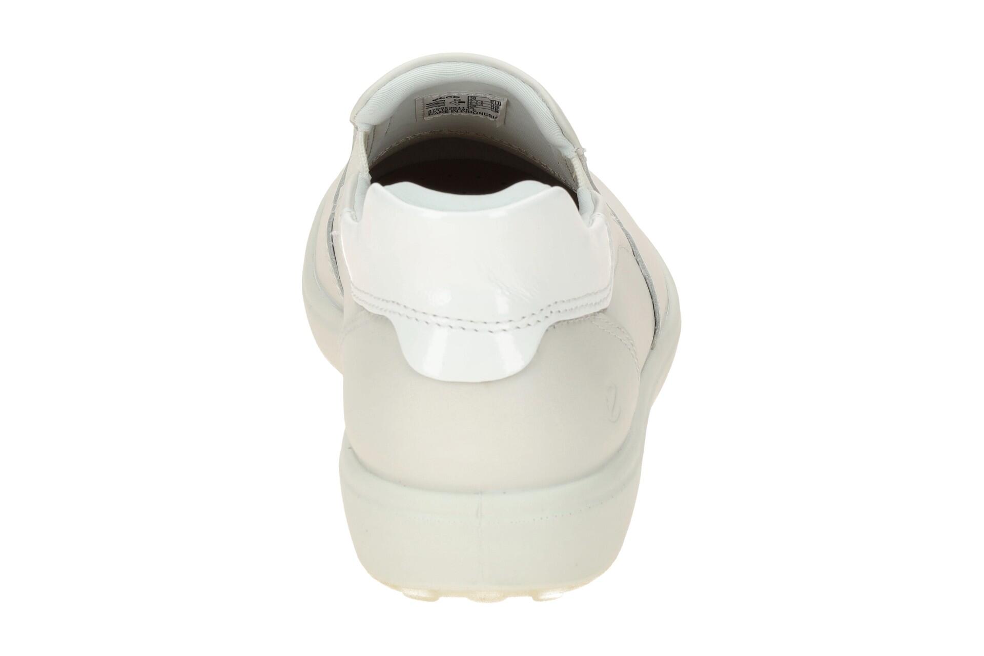 Ecco Soft 7 Slipper Schuhe weiß offwhite Damen 470853 5/7