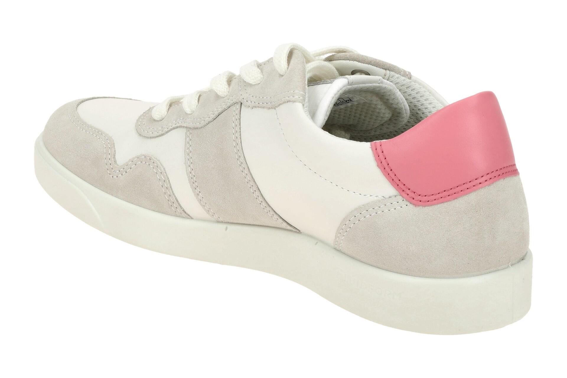 ecco Street Lite Schuhe Sneaker weiß Nubuck 212873 4/7