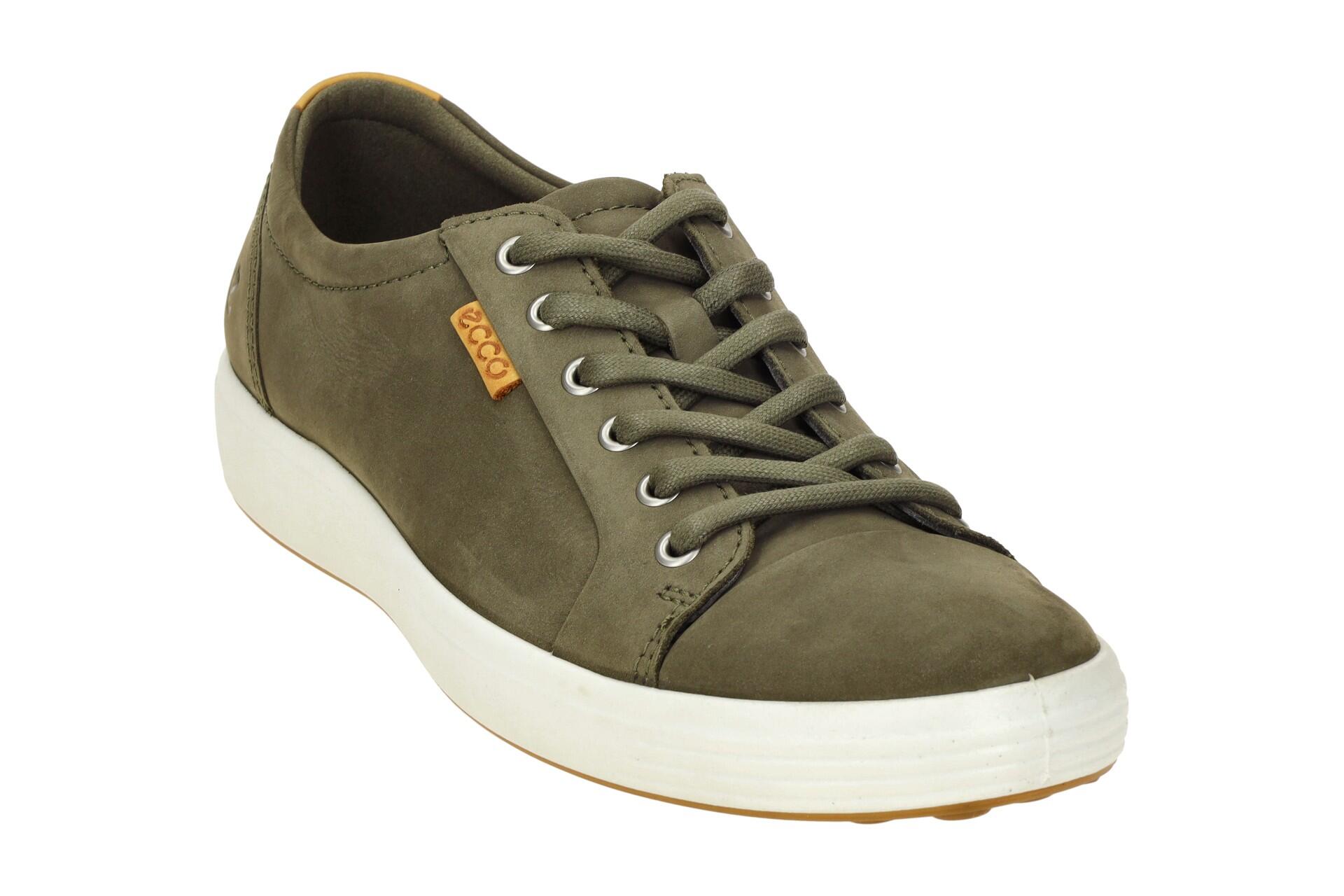 Ecco Soft 7 Schuhe dunkelgrün tarmac Nubuck Herren 3/7