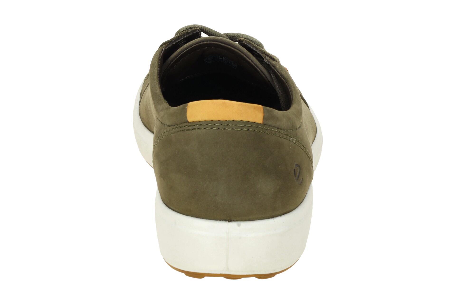 Ecco Soft 7 Schuhe dunkelgrün tarmac Nubuck Herren 5/7