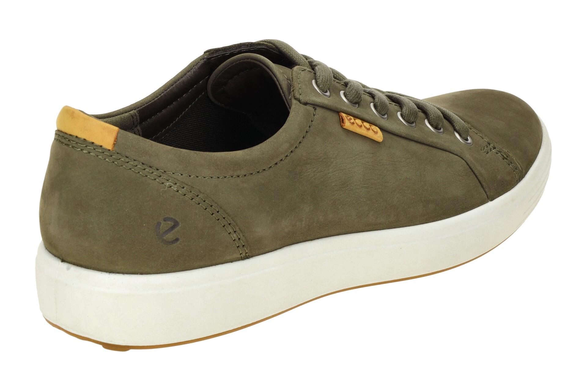 Ecco Soft 7 Schuhe dunkelgrün tarmac Nubuck Herren 4/7
