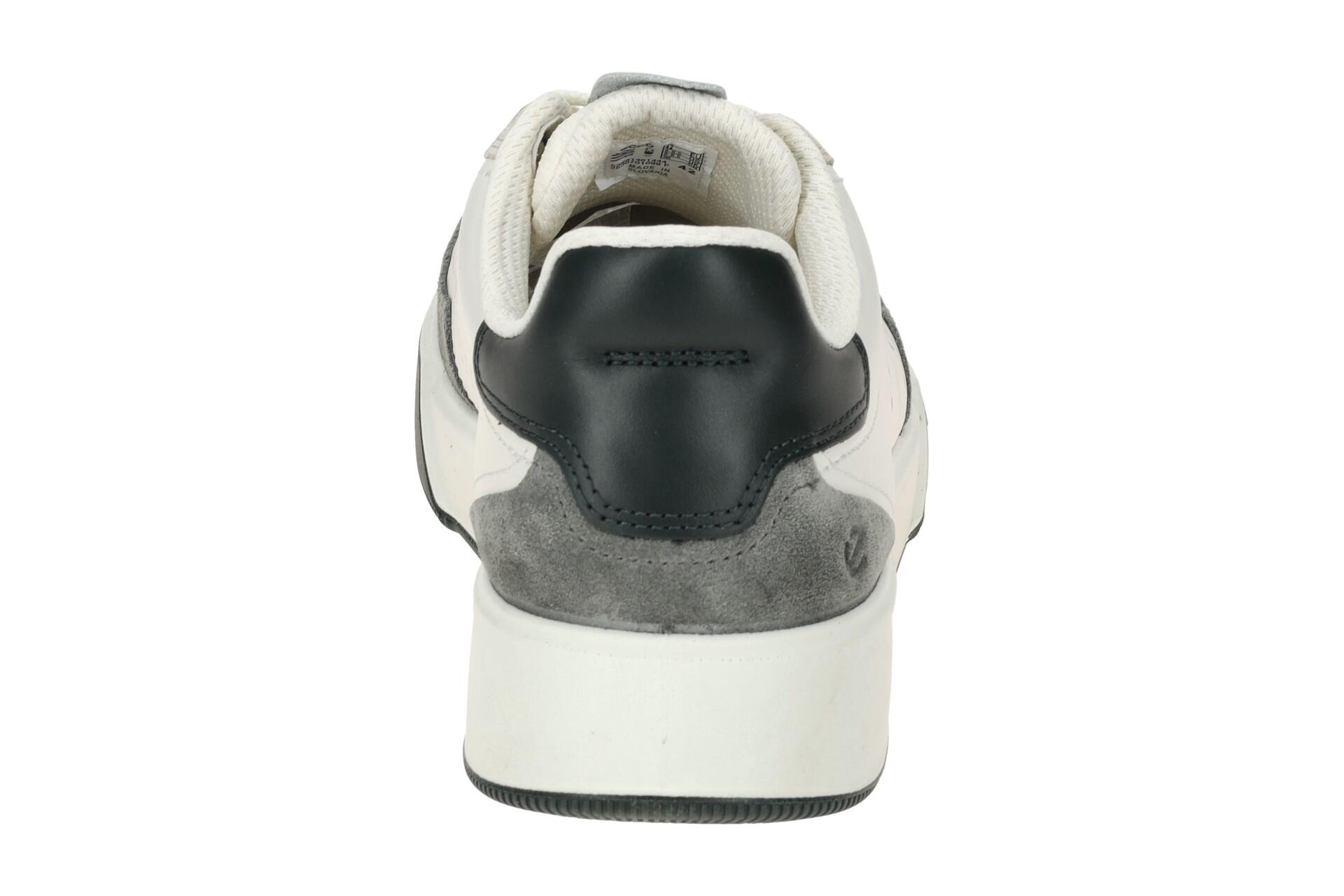 ecco Street Court Schuhe weiß grau 539814 5/7