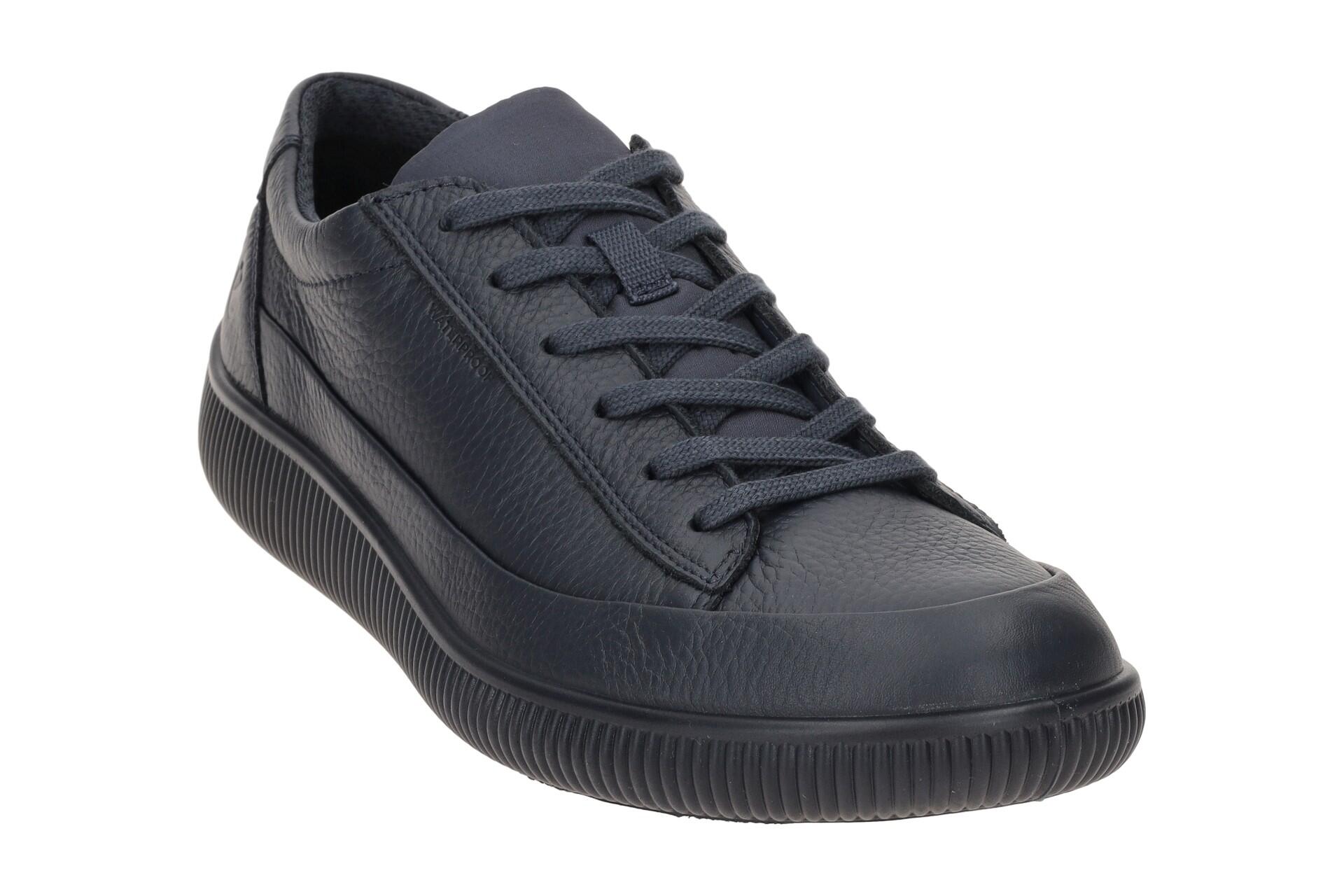 Ecco SOFT ZERO MEN`s WP Herrenschuhe - Sneakers - Halbschuhe blau Freizeit NEU 3/7