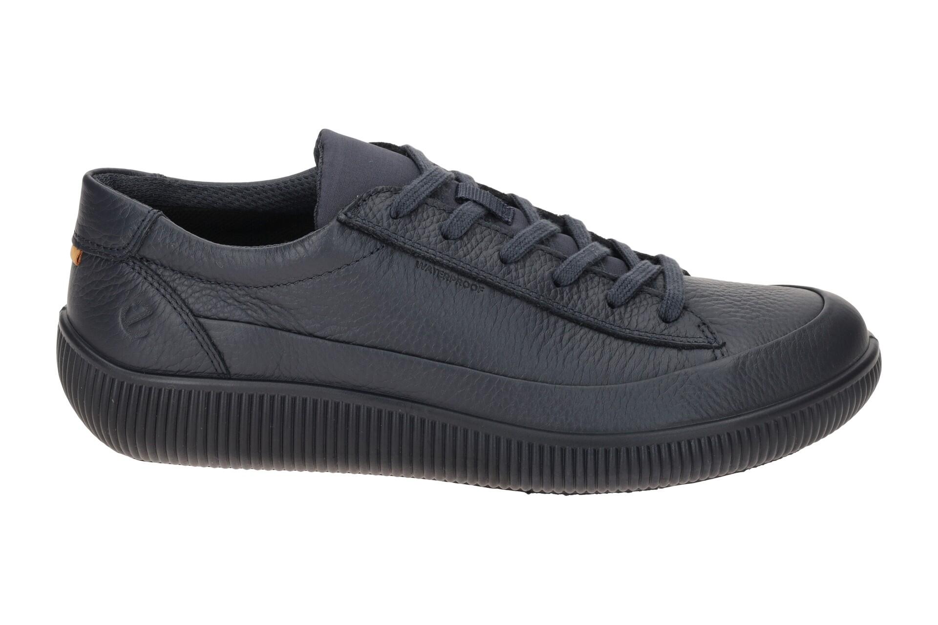 Ecco SOFT ZERO MEN`s WP Herrenschuhe - Sneakers - Halbschuhe blau Freizeit NEU 2/7