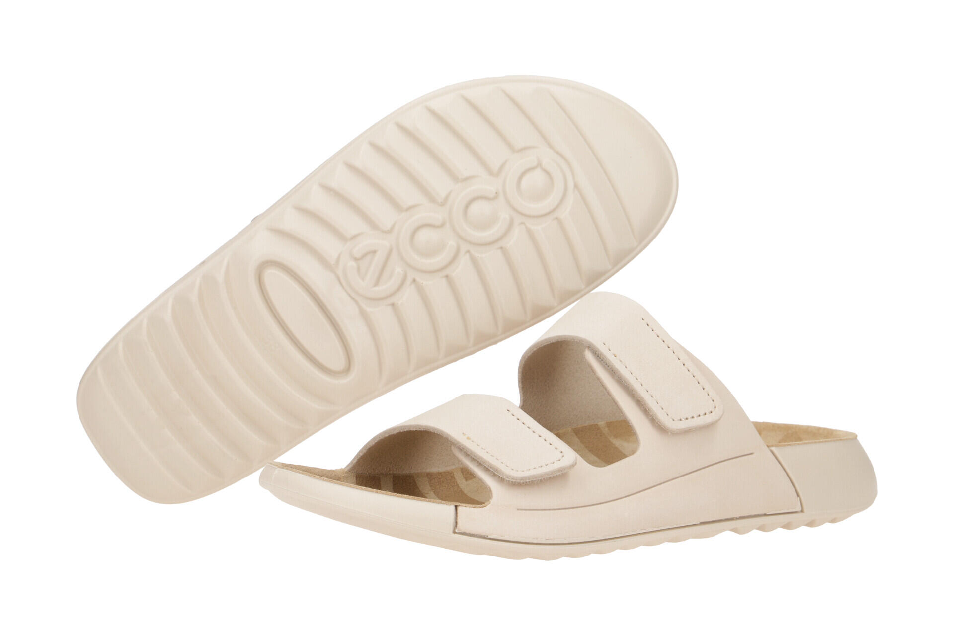 Klapki damskie Ecco Cozmo Flat Limestone 3/7