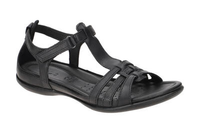 Ecco FLASH T-Steg Sandale schwarz