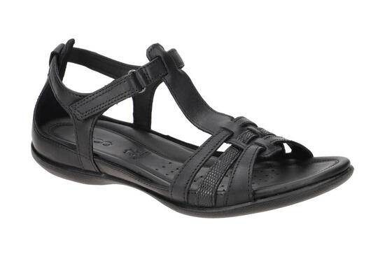 Ecco FLASH T-Steg Sandale schwarz