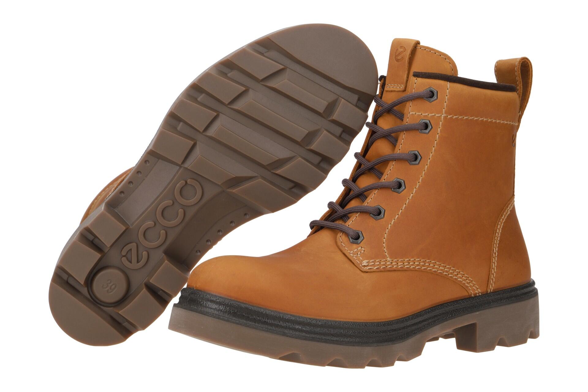 Ecco Grainer Damen Stiefel braun amber Waterproof 3/7
