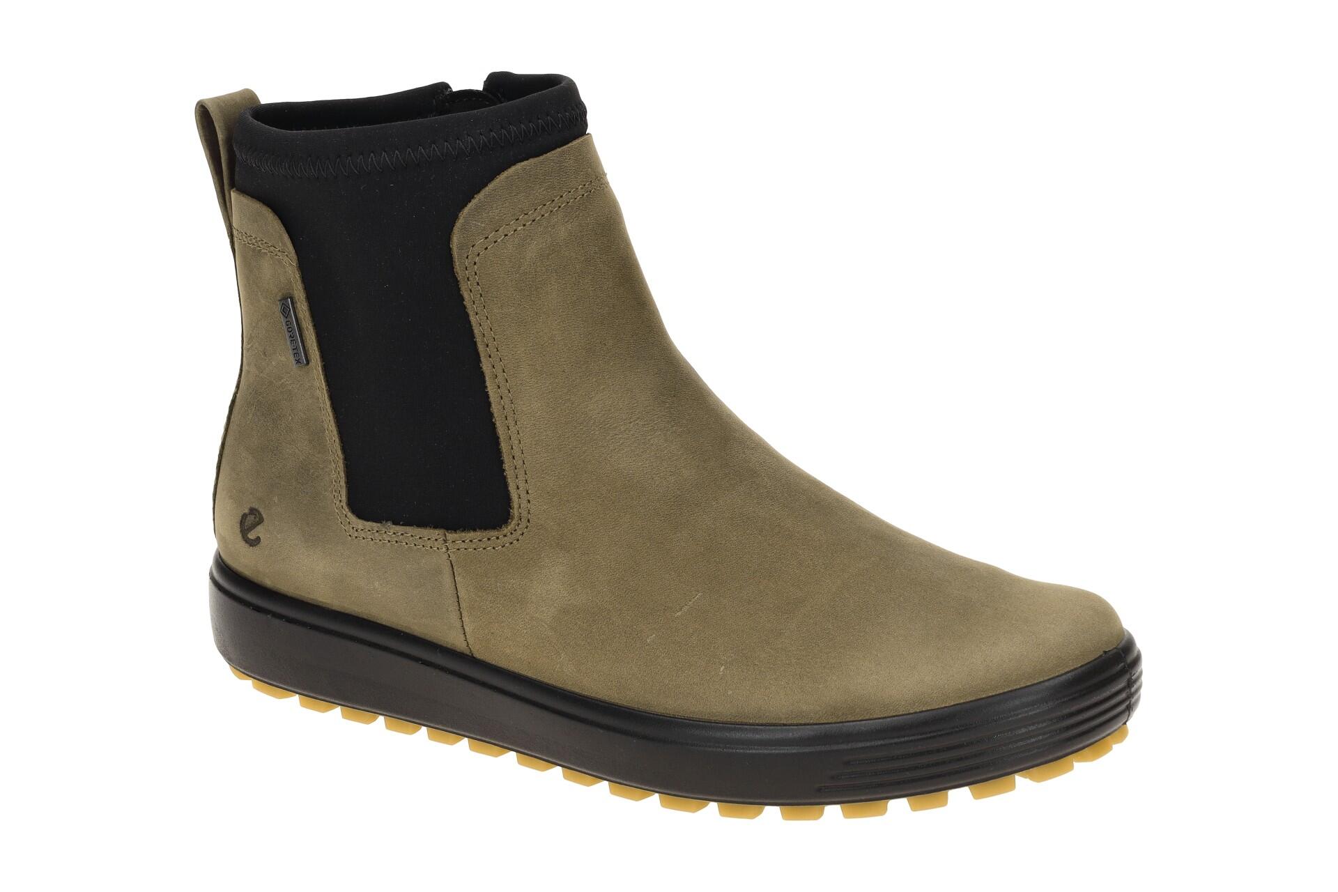 Ecco SOFT 7 TRED Damenschuhe - Stiefeletten grau Freizeit NEU 1/7