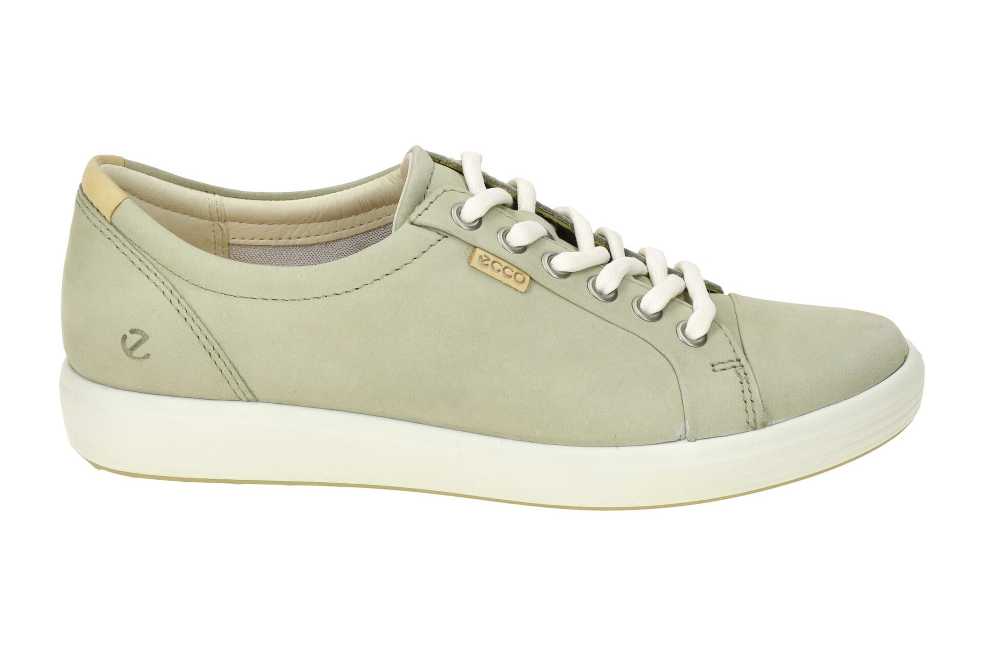 Ecco Soft 7 Schuhe grau-grün sage Damen Sneakers 2/7