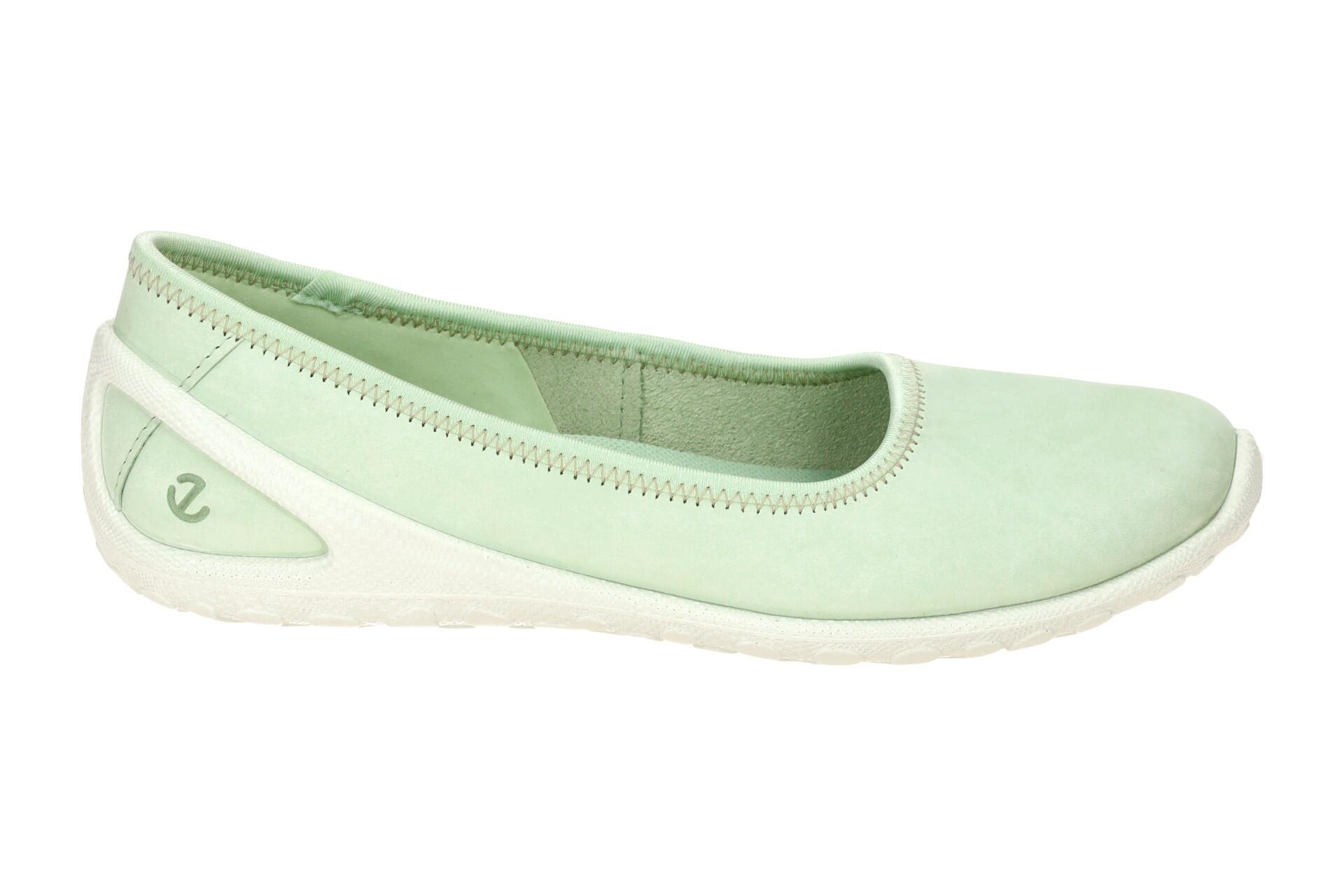 Ecco Biom Lite Ballerina Schuhe grün matcha 802363 2/7