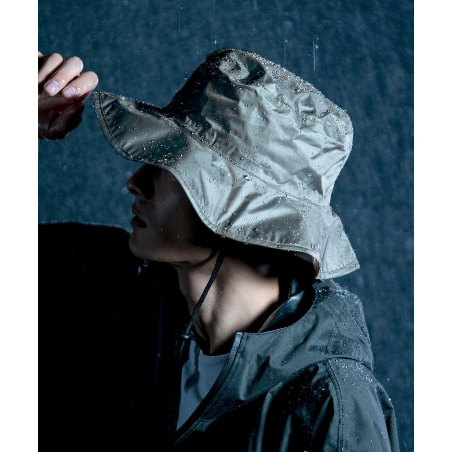 WAKE Cap by allweatherproof Grey新品 WPC Rain Breaker Safari Hat With UV Protection (Gray)
