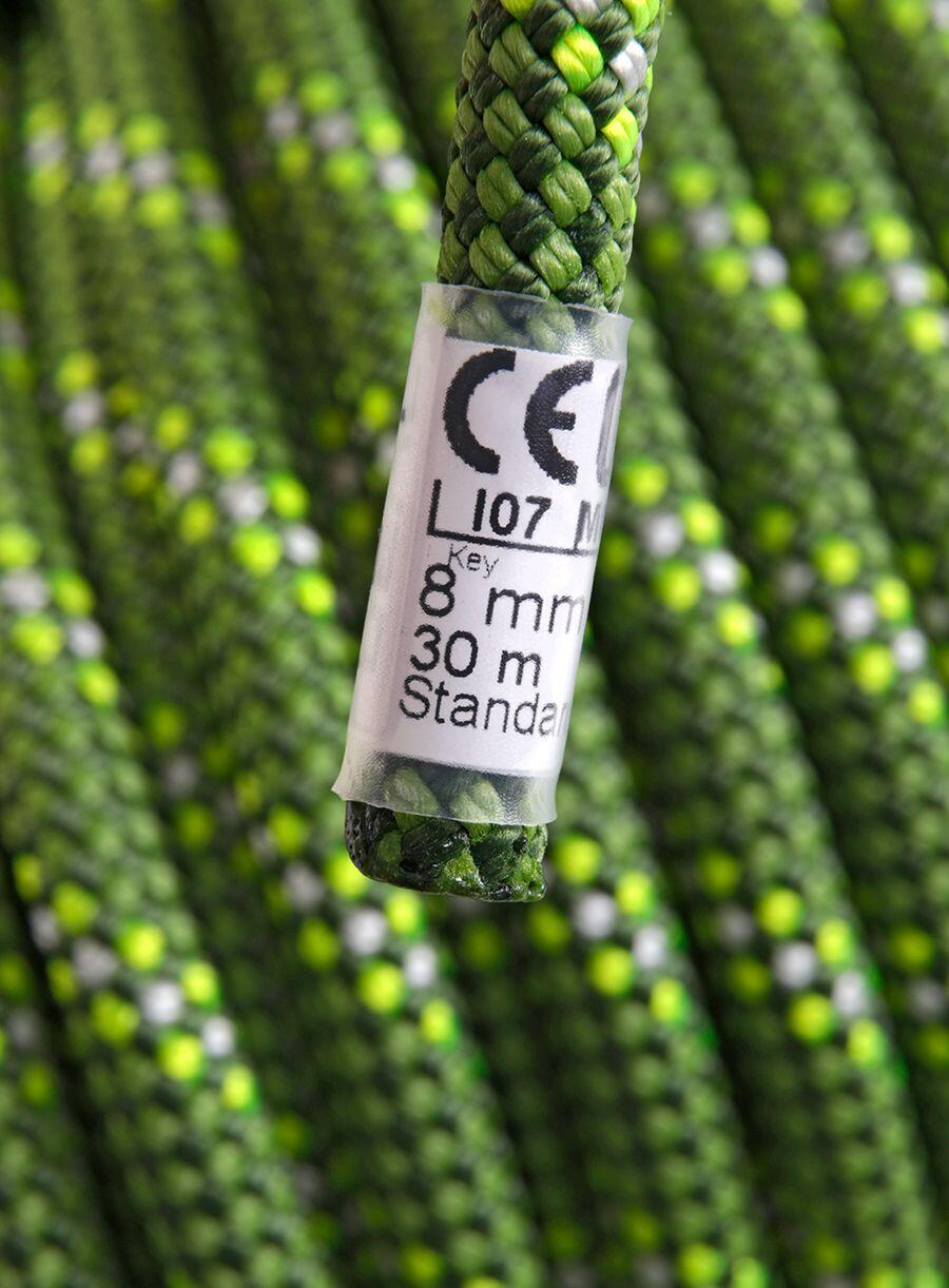 Dynamic Rope Beal Rando 8 mm 30 m Green Lightweight 3/6