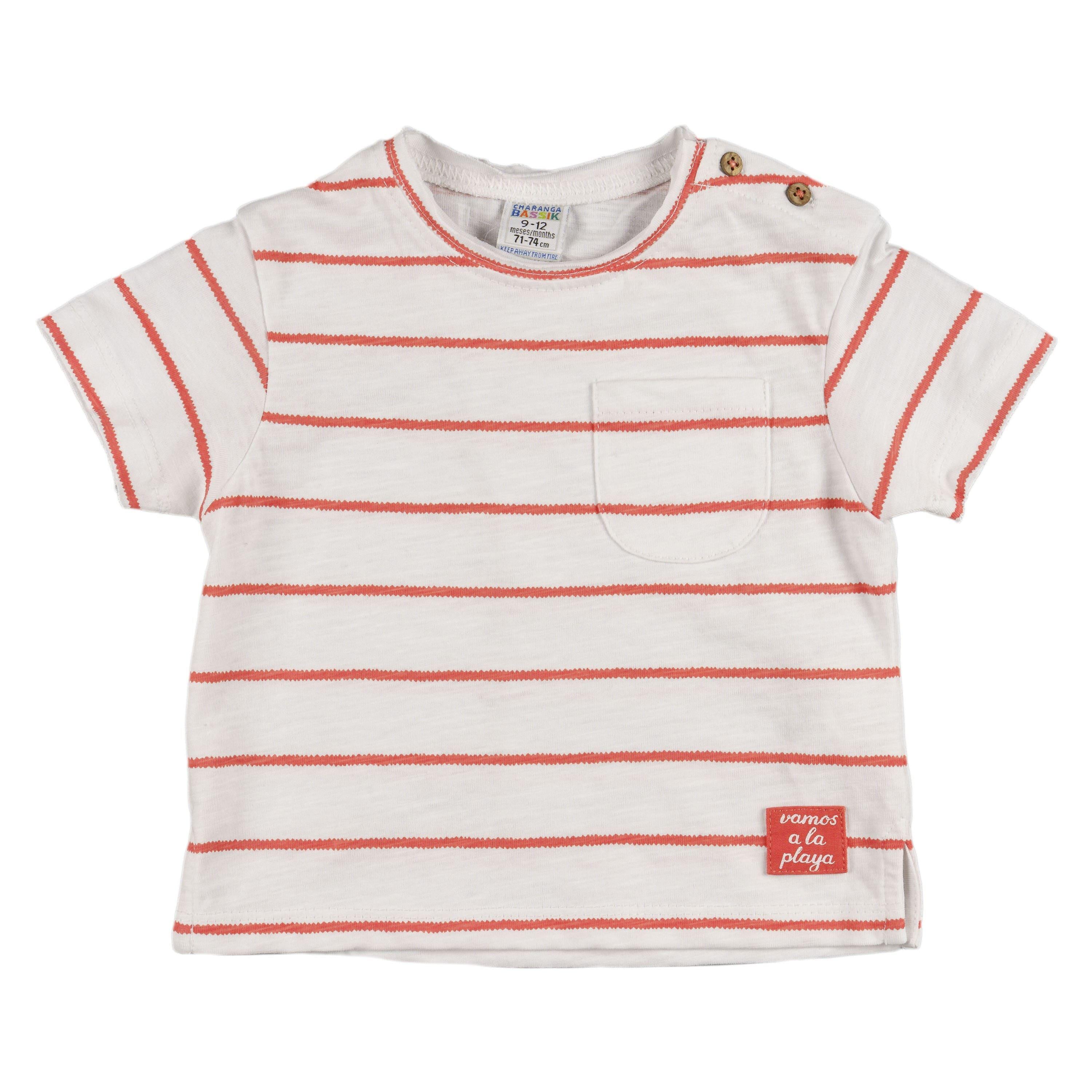 Camiseta infantil listrada 2/5