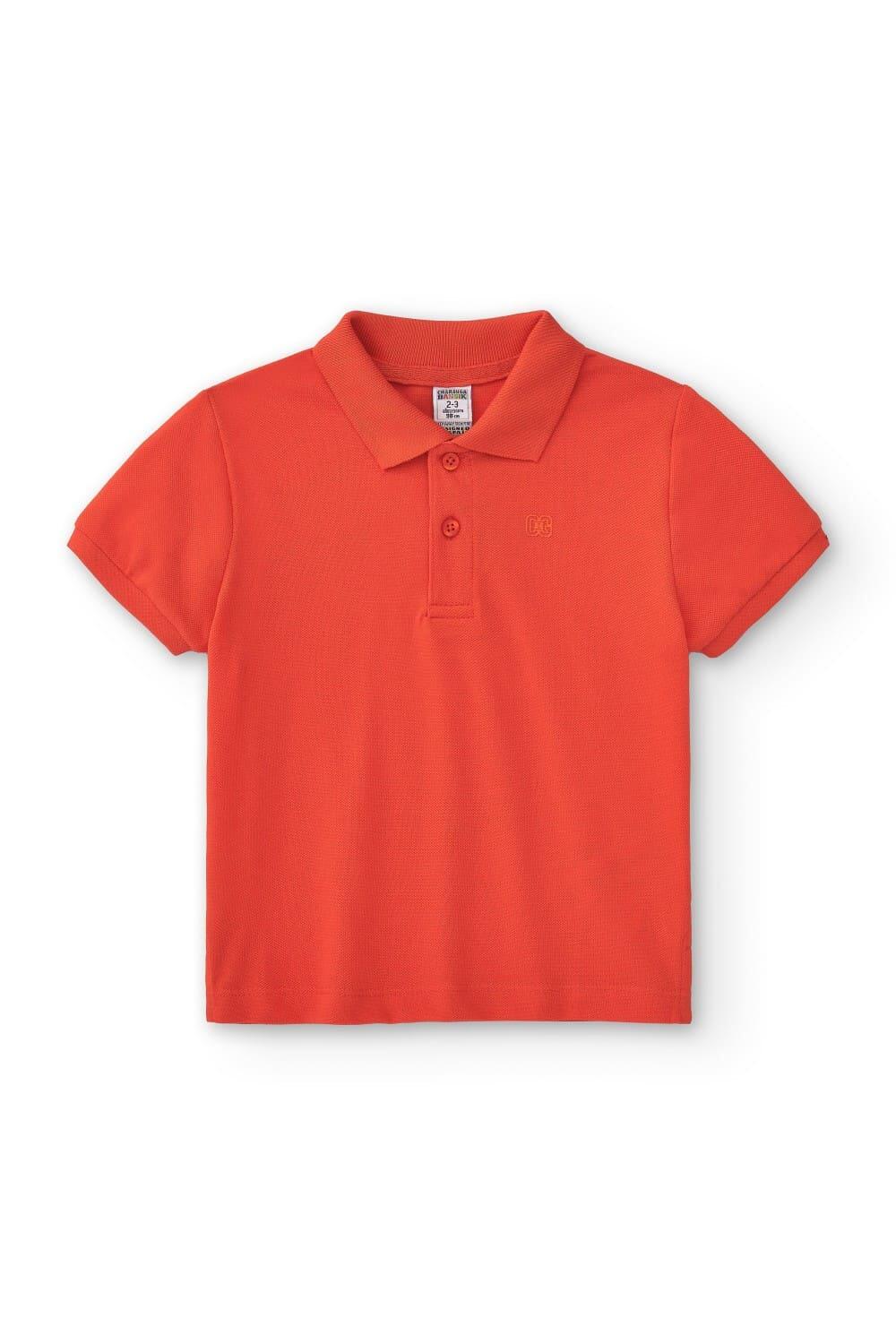 Camisa polo vermelha para 2/5