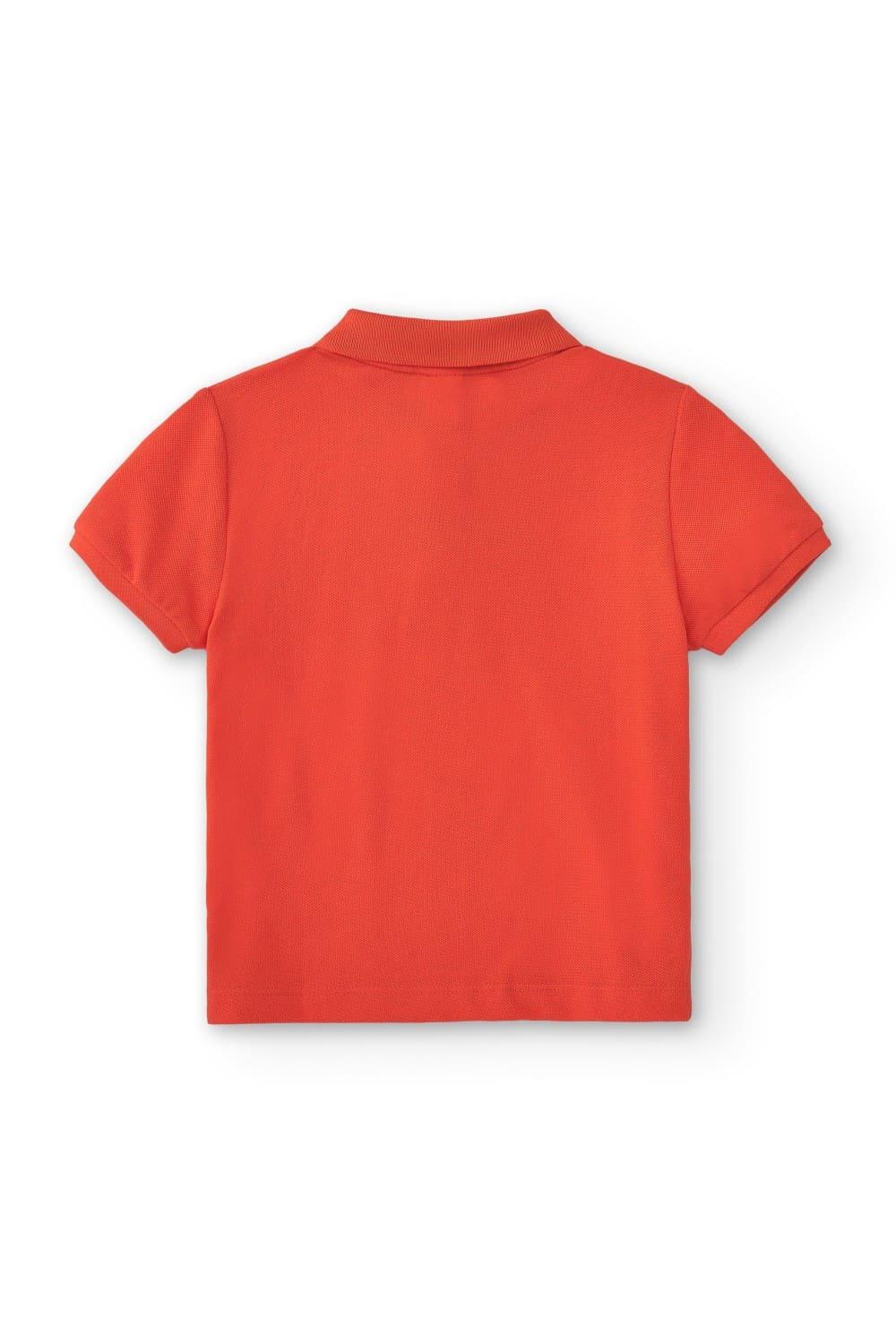 Camisa polo vermelha para 3/5