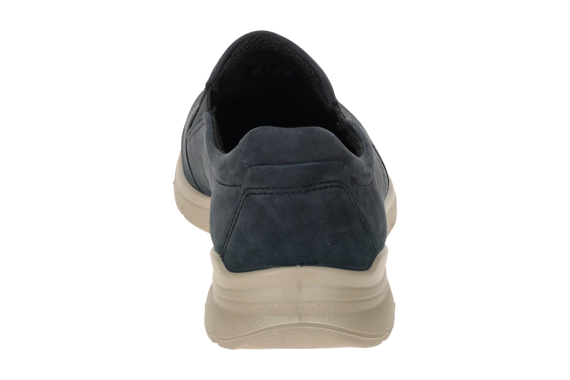 Ecco Irving Schuhe Slipper blau perforiert 5/7