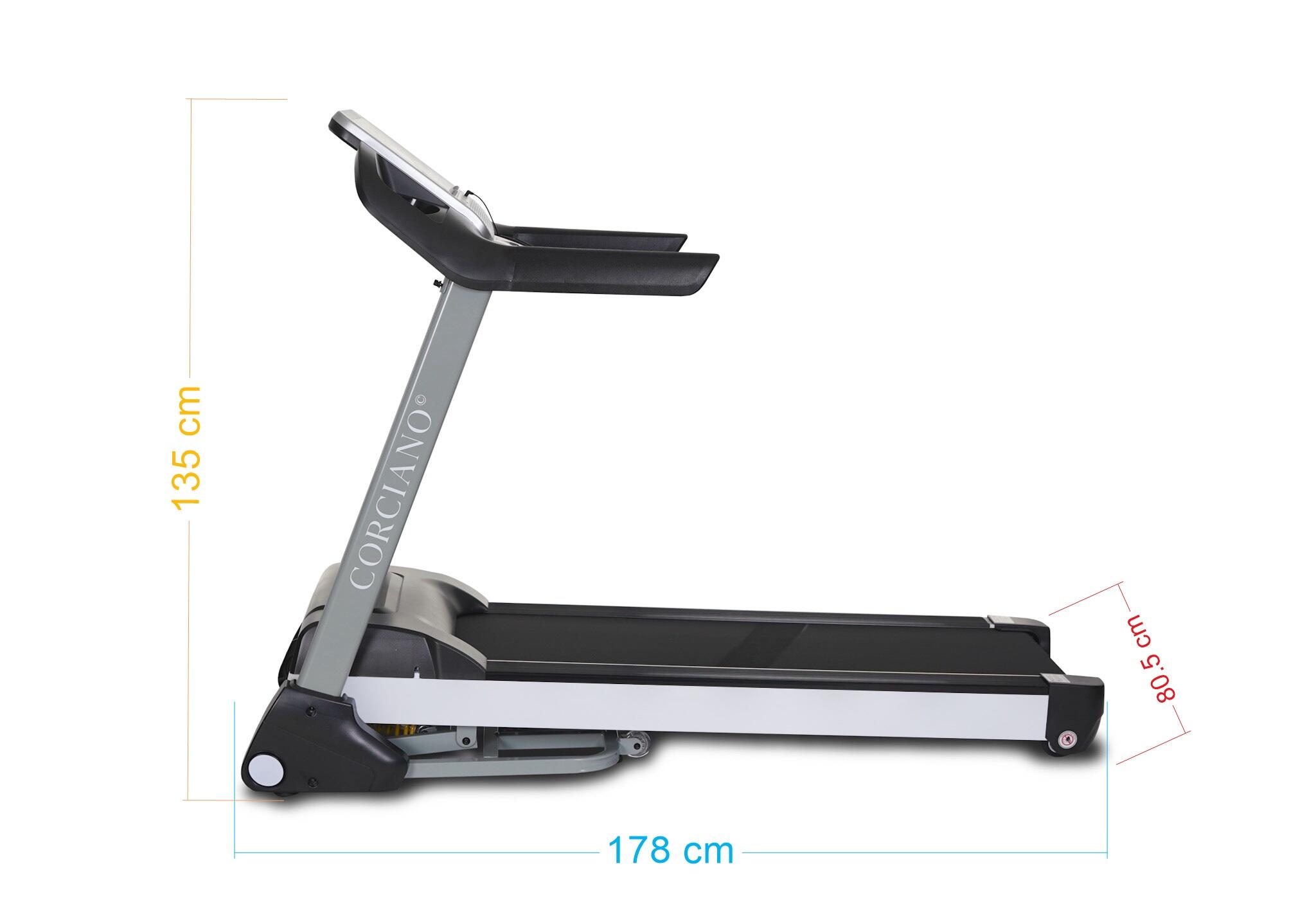 Elektrický běžecký pás Grande 150kg 20km/h Corciano Eliton 6/7