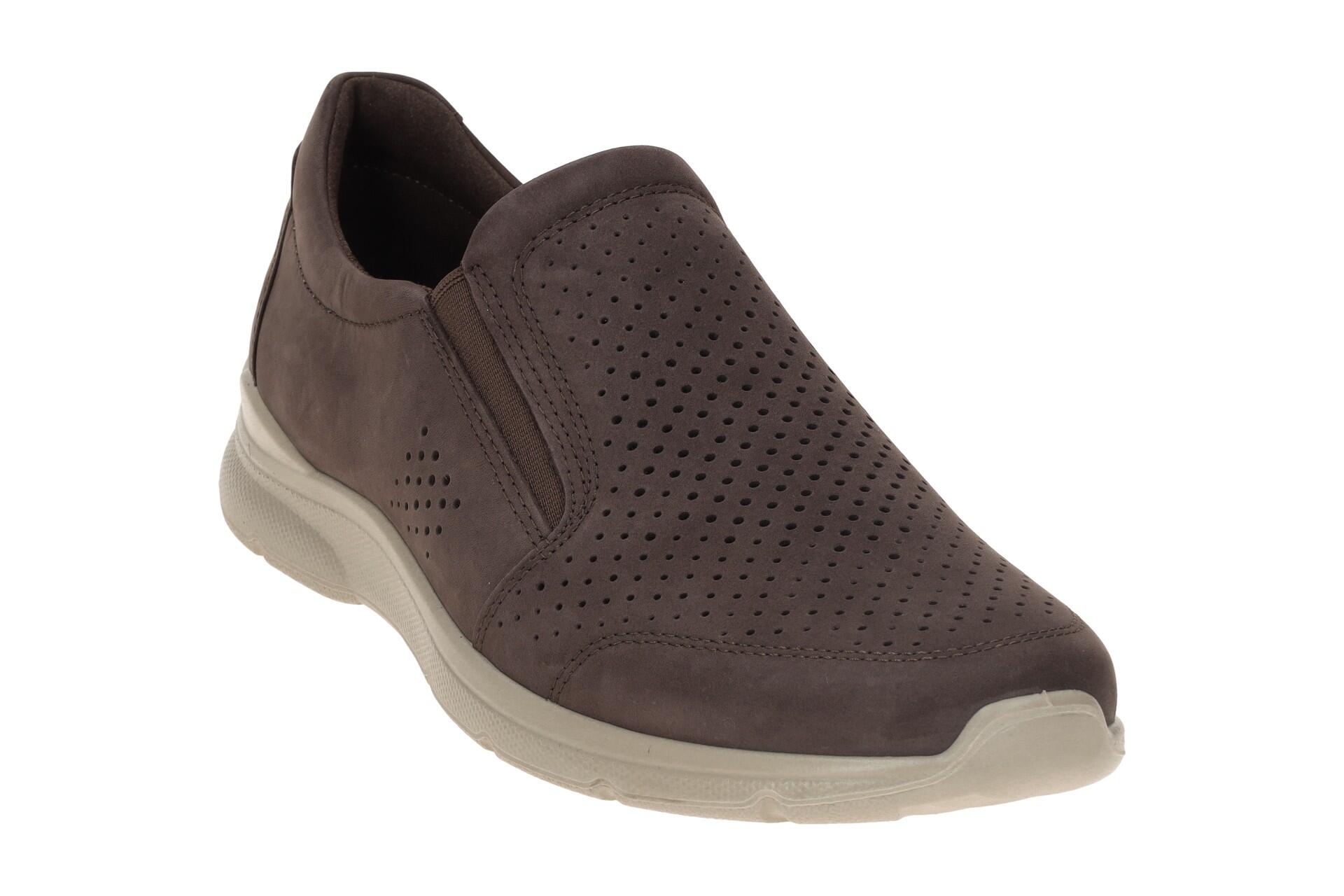 Ecco Irving Schuhe Slipper braun mocha gelocht 3/7
