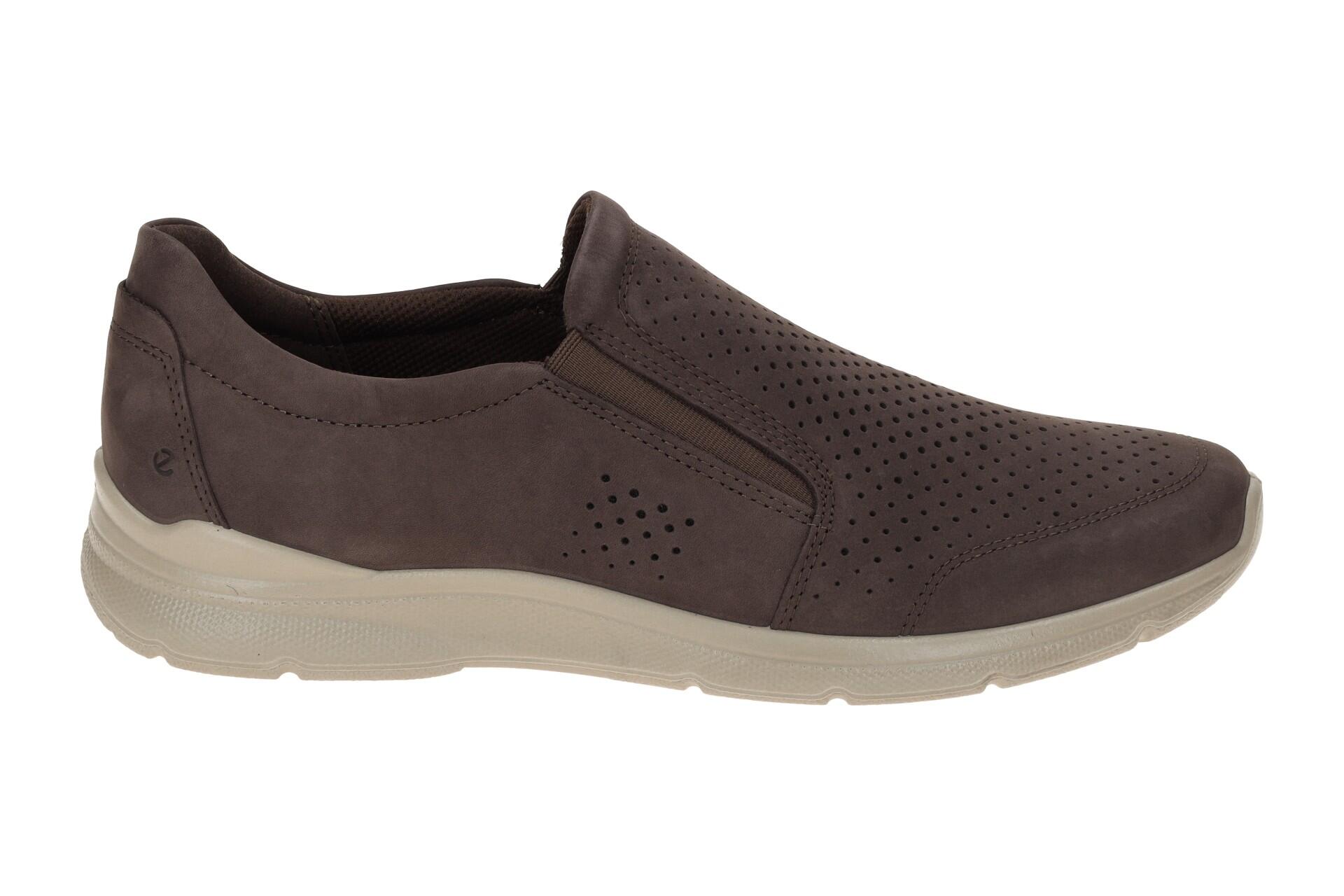 Ecco Irving Schuhe Slipper braun mocha gelocht 2/7