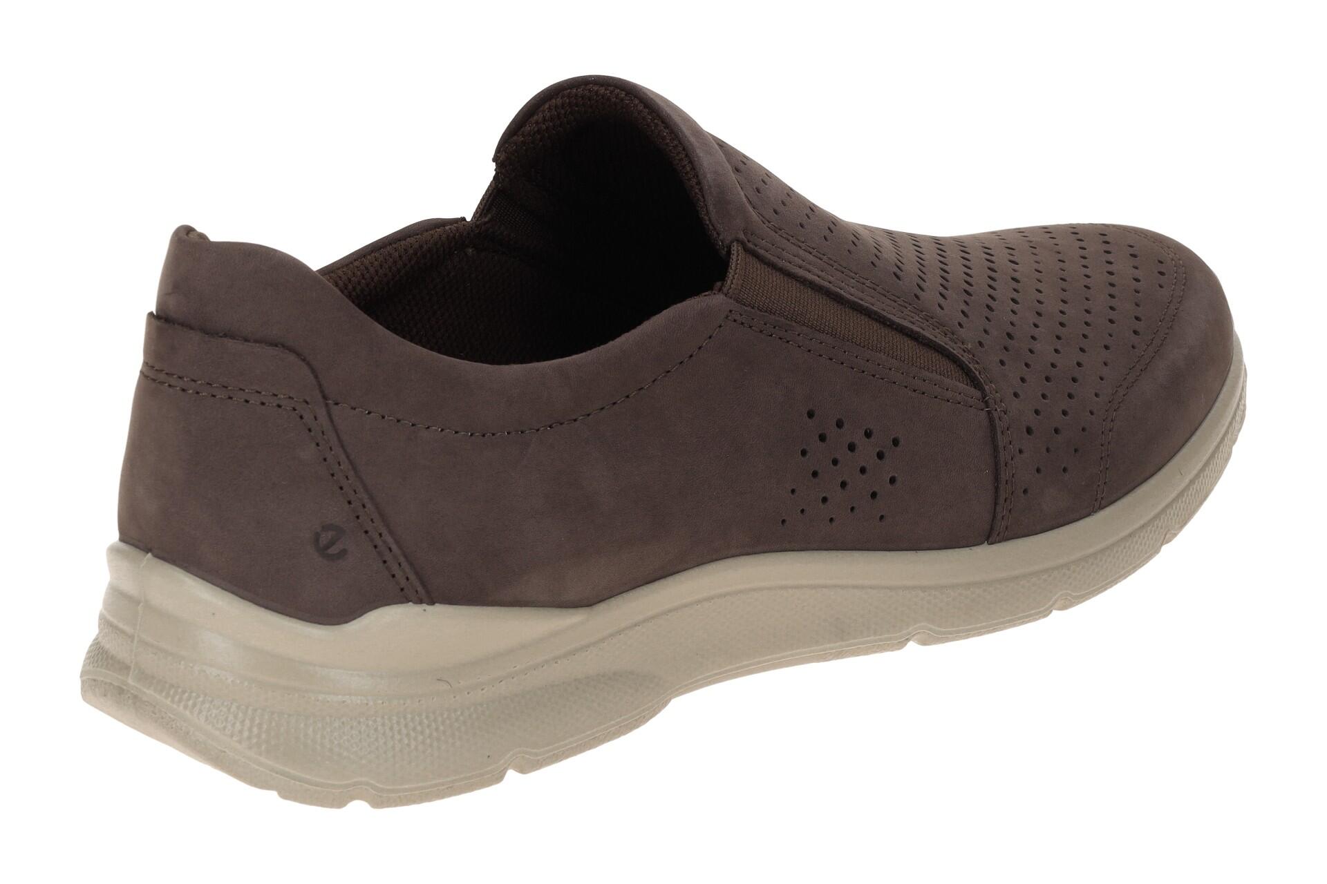 Ecco Irving Schuhe Slipper braun mocha gelocht 4/7