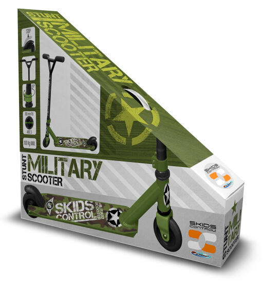Skids Control Military Trottinette Stunt Junior - Kaki 5/5