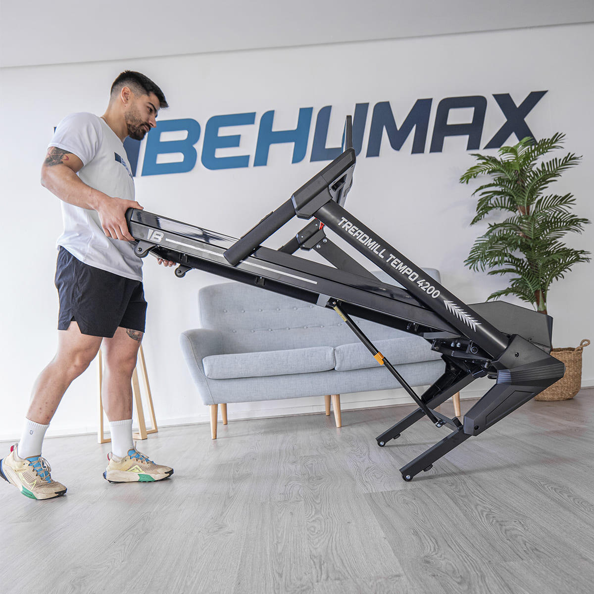 Cinta de Correr Treadmill Tempo 4200 Behumax 4/6