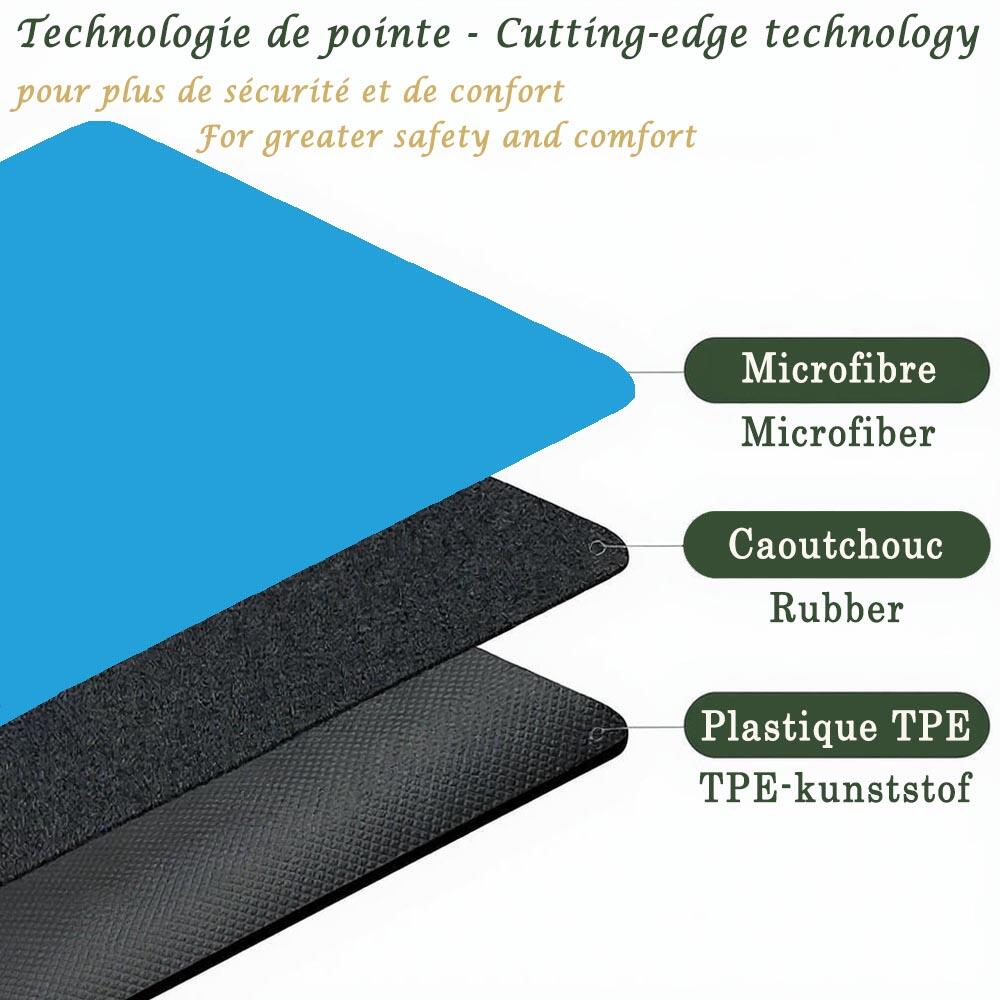 Tapis de yoga Hi-tech, 6mm + sac étanche - 3 matériaux pour plus de confort 9 6/7