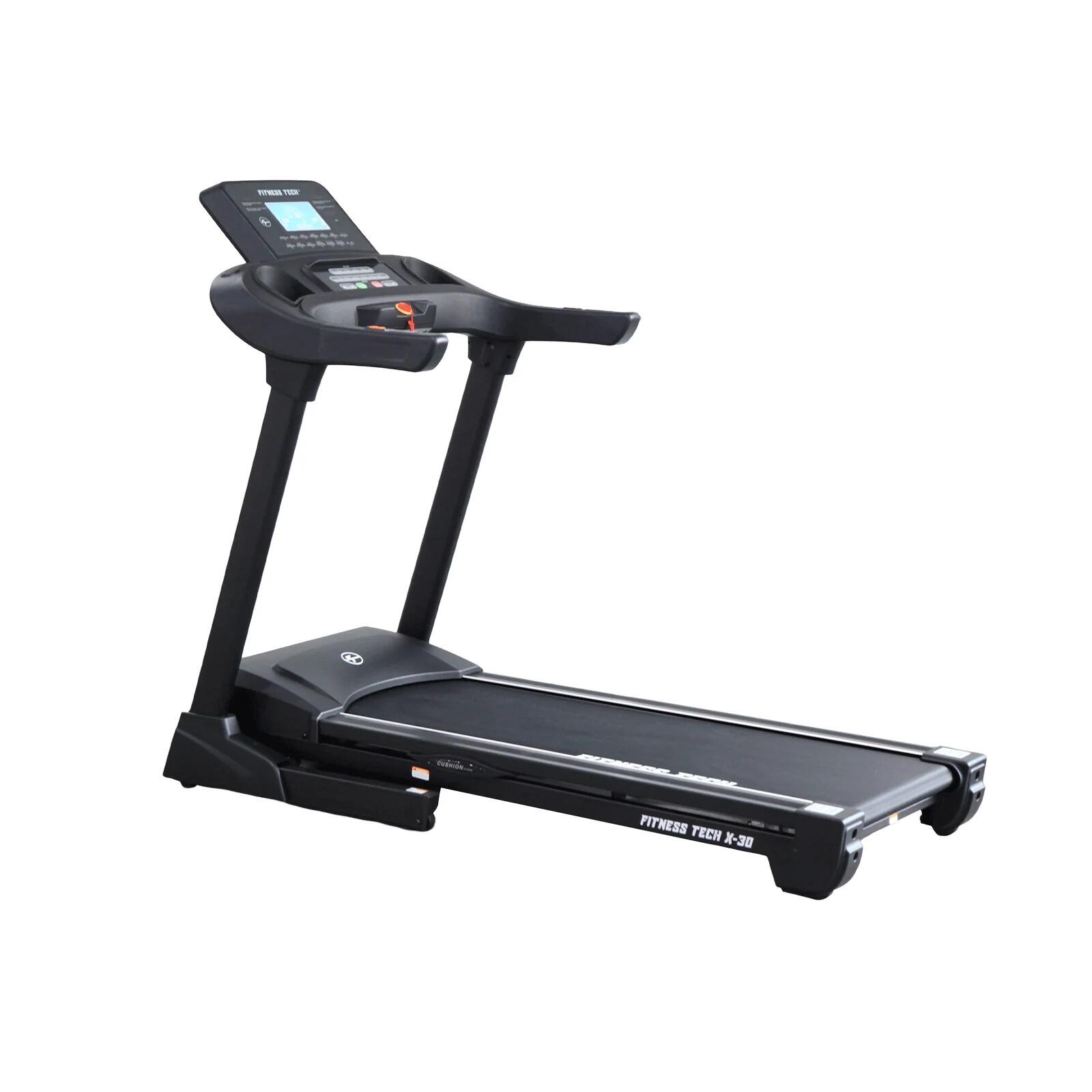 Compacte opvouwbare loopband X-30 Fitness Tech tot 18 km/u 46×138 cm 5/7