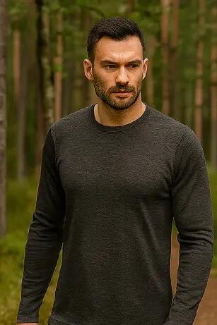 T-shirt de merino para homem ALAN 3/5