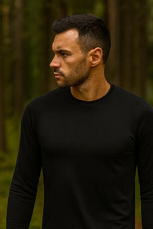 T-shirt en mérinos pour homme ALAN 2/5