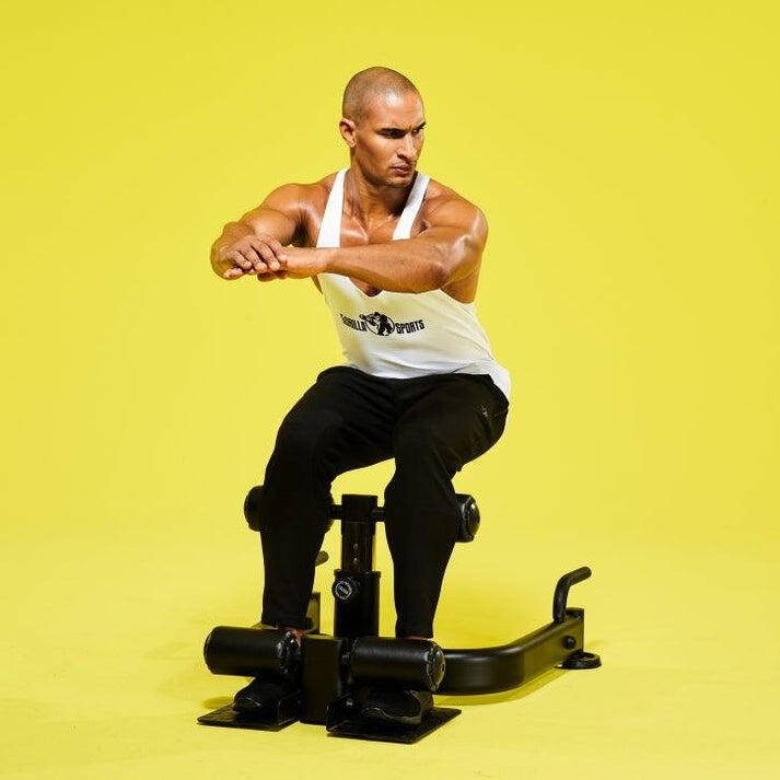 Gorilla Sports Sissy Squat Trainer - Squat Stand - Verstelbaar 3/7