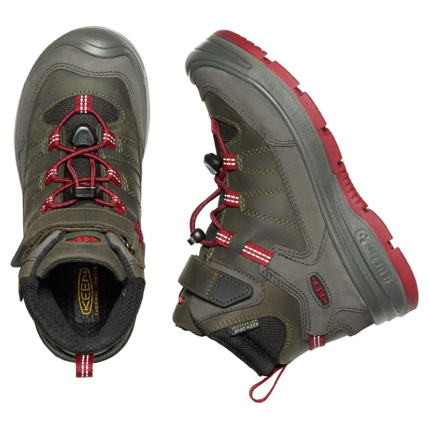 Bottes de trekking Keen Redwood Mid WP pour enfants 4/7