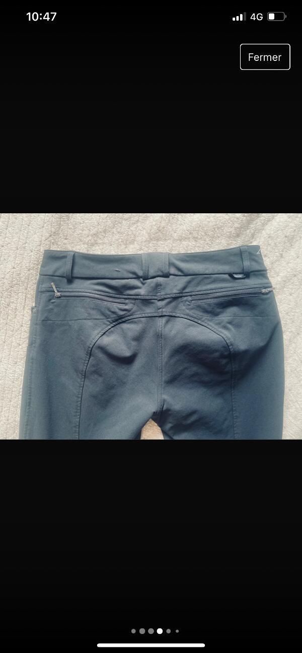 Tussen Particulieren - Zwarte fouganza broek maat M 6/6