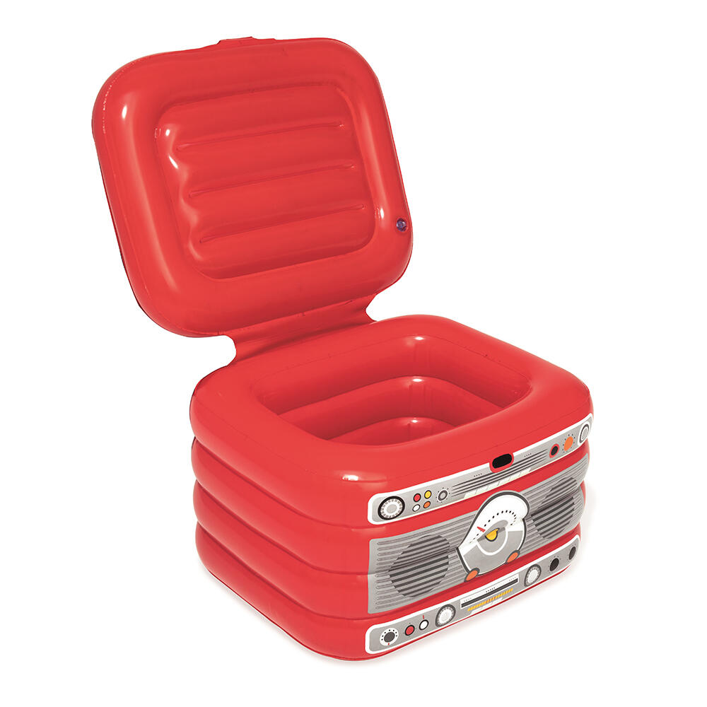 Nevera Hinchable Flotante Bestway Tocadiscos 61x53 cm 2/5